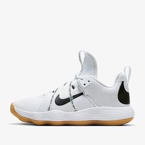 Nike React HyperSet Low White Black Gum indoor court shoe men's 10.5 women's 12